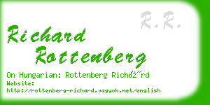 richard rottenberg business card